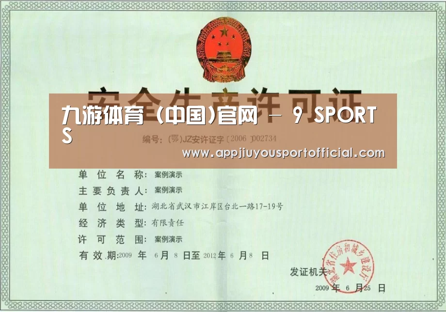 九游荣誉证书三(图1)